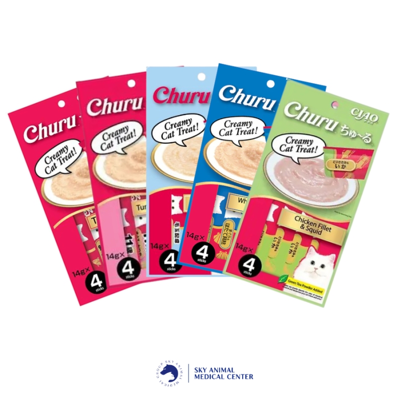 Súp thưởng INABA Ciao Chur 4p cho mèo
